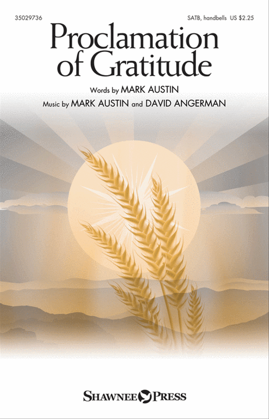 Proclamation of Gratitude 4-Part scores gallery preview page 1