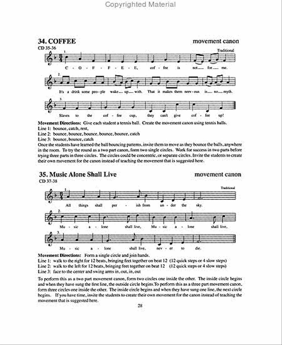 Singing Games - Volume 1 CD scores gallery preview page 5