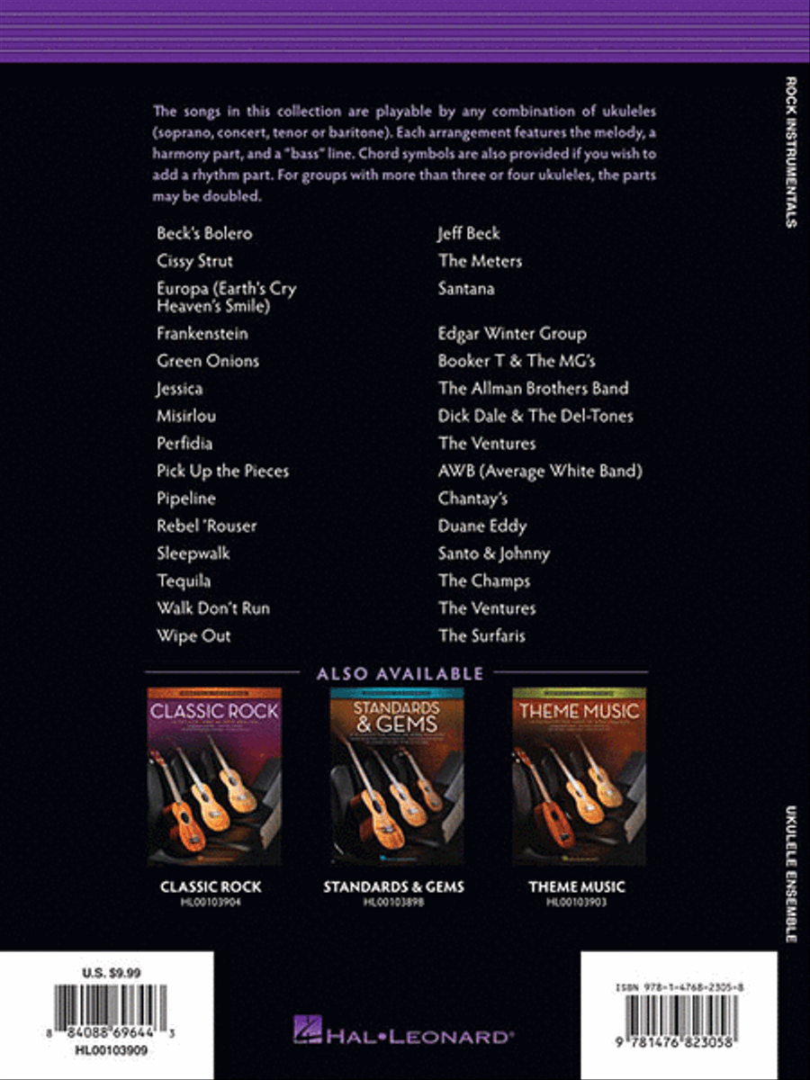Rock Instrumentals Ukulele scores gallery preview page 2