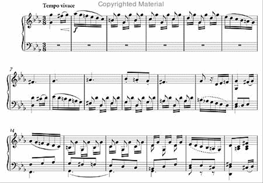 Toccata Piano Solo scores gallery preview page 2