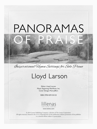 Panoramas of Praise - Book only