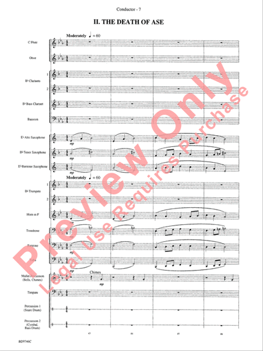 Peer Gynt Suite Peer Gynt Suite Concert Band scores gallery preview page 9