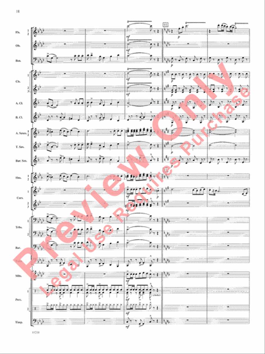 Scenes of Wonder Concert Band scores gallery preview page 19