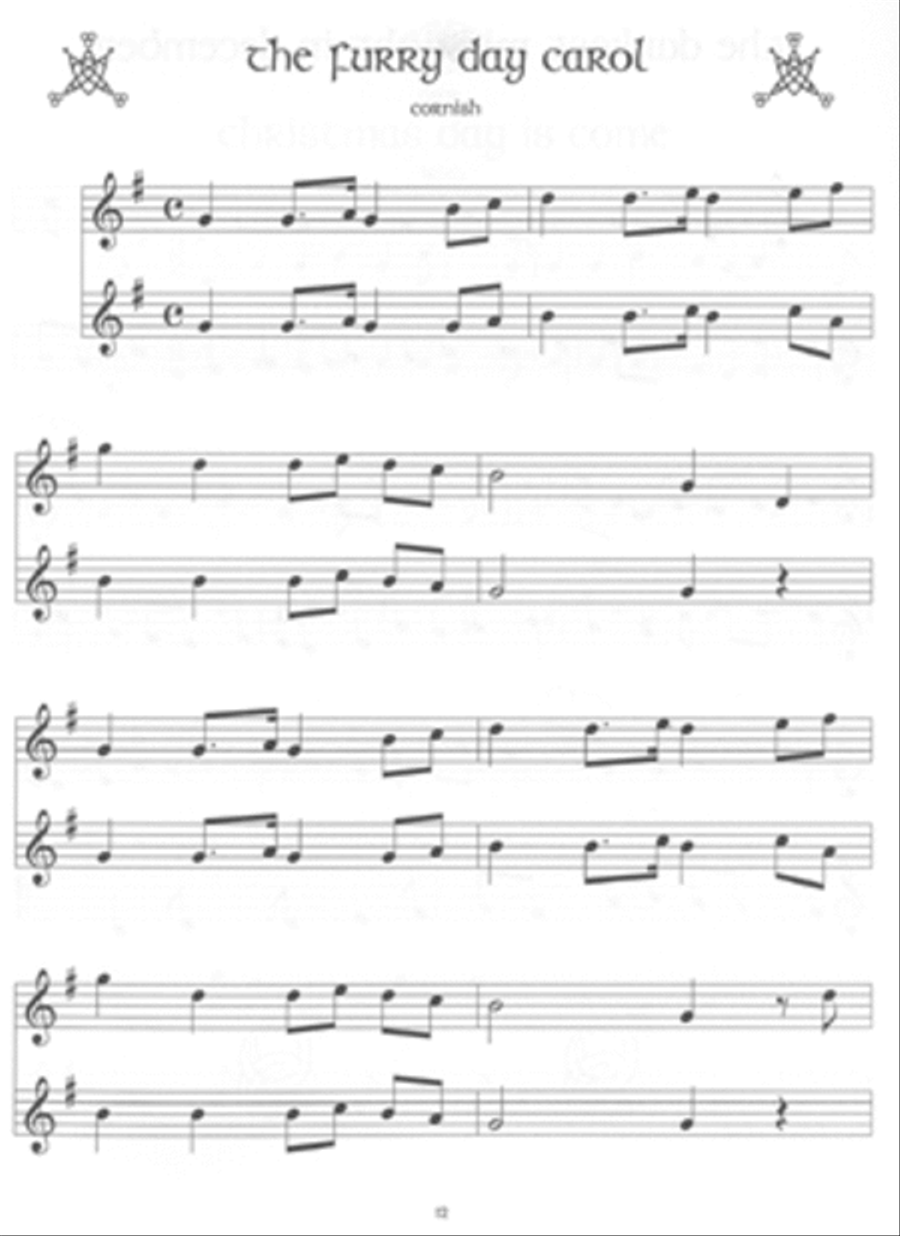 A Celtic Recorder Christmas Recorder scores gallery preview page 2