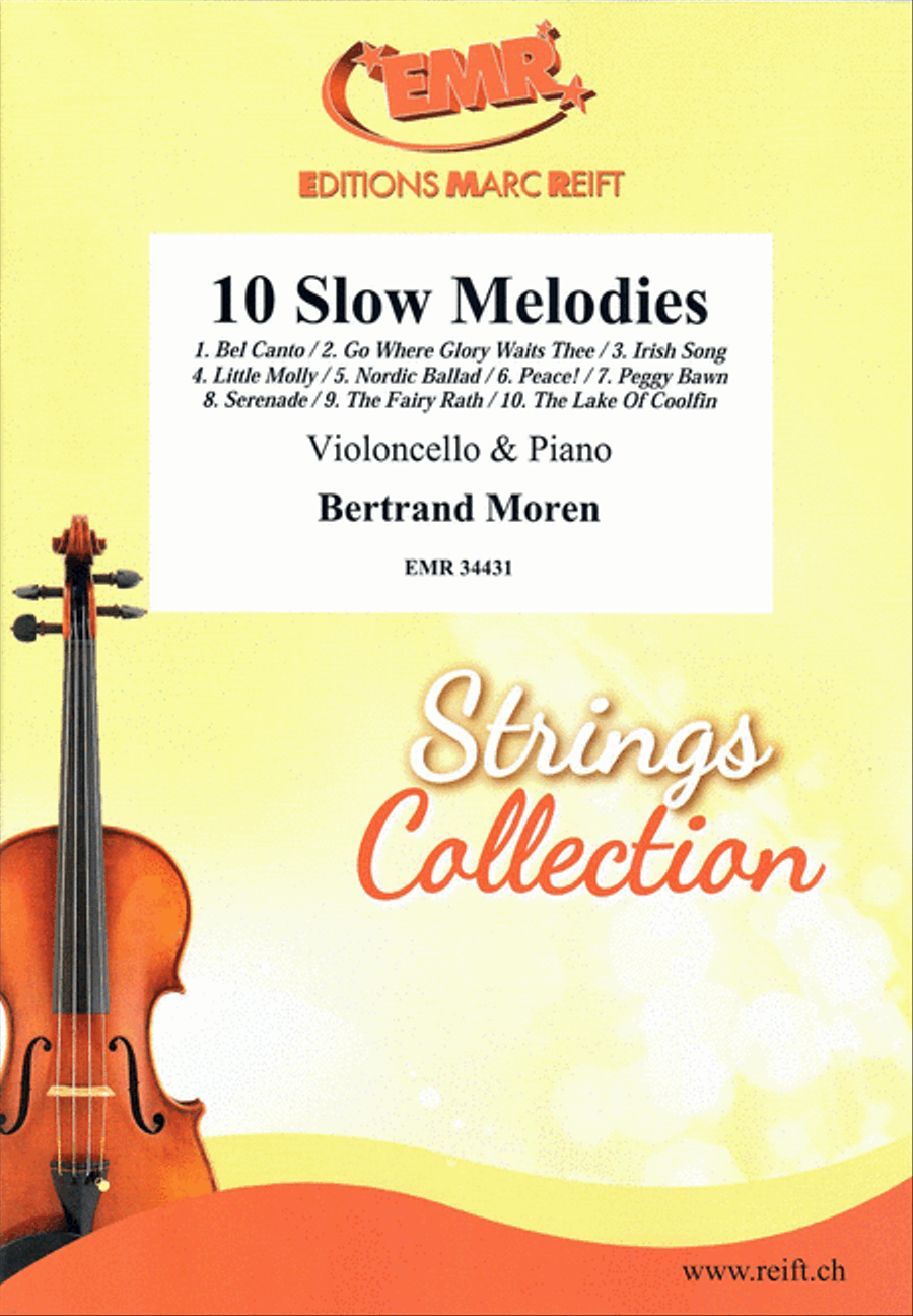 10 Slow Melodies Piano Accompaniment scores gallery preview page 1