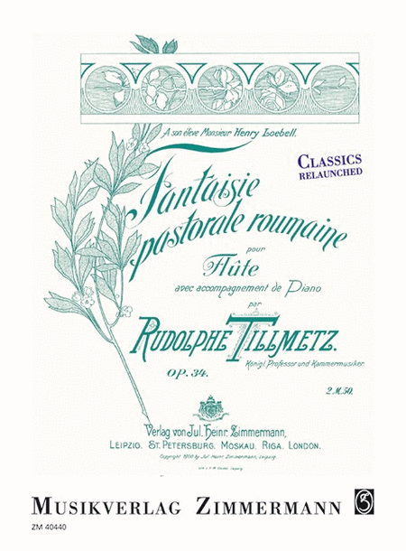 Fantaisie pastorale roumaine Op. 34