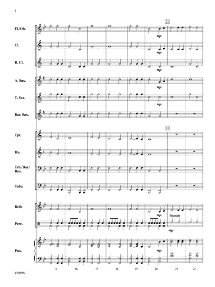 Renaissance Fair: Score Renaissance Fair: Score Concert Band scores gallery preview page 4