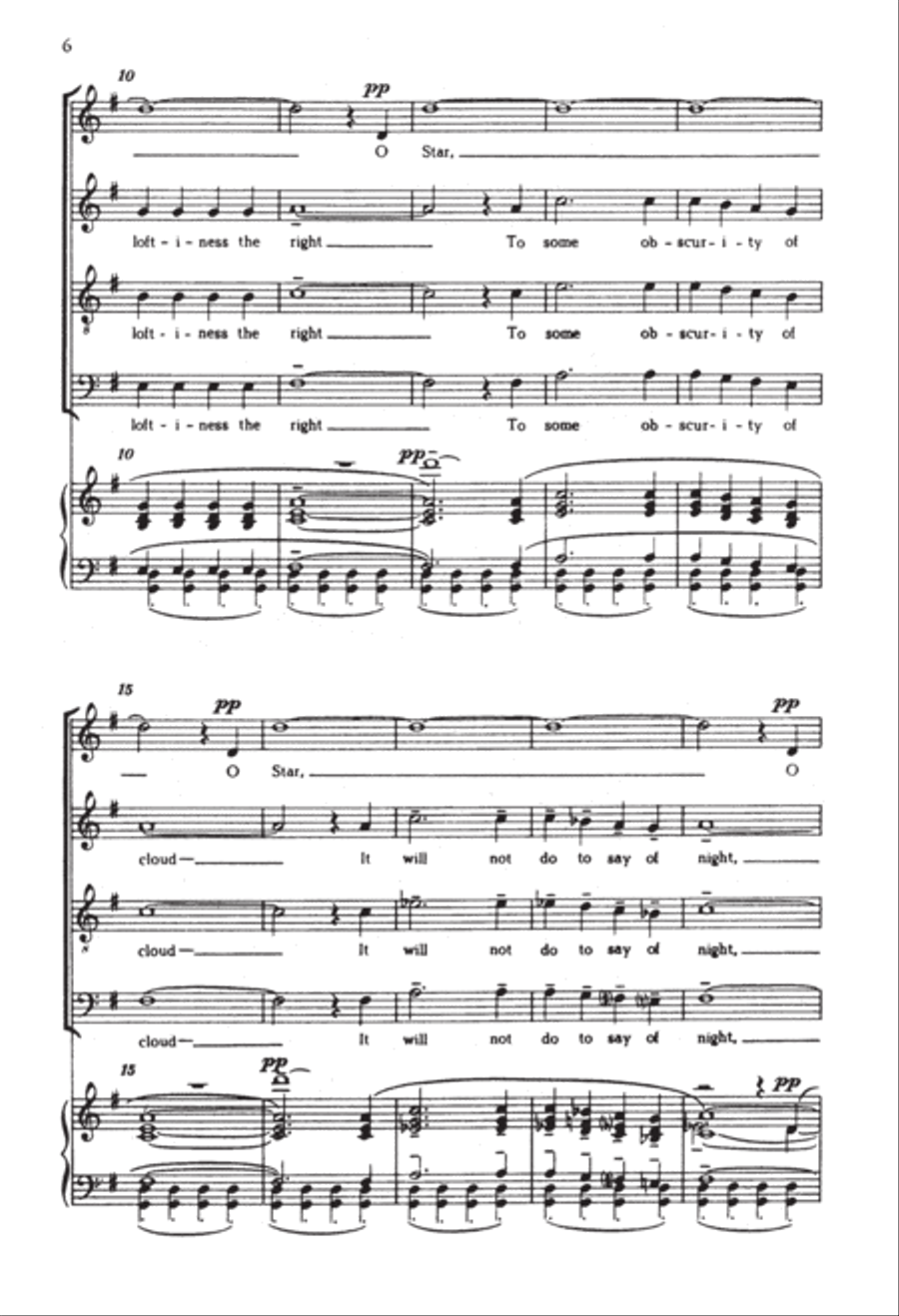 Choose Something Like a Star 4-Part scores gallery preview page 5