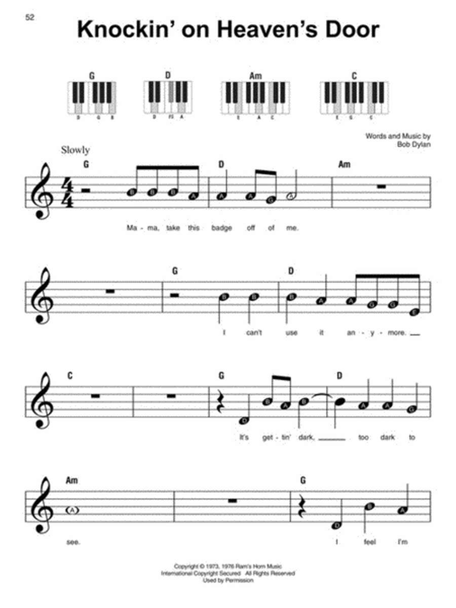 Four Chord Songs – Super Easy Songbook