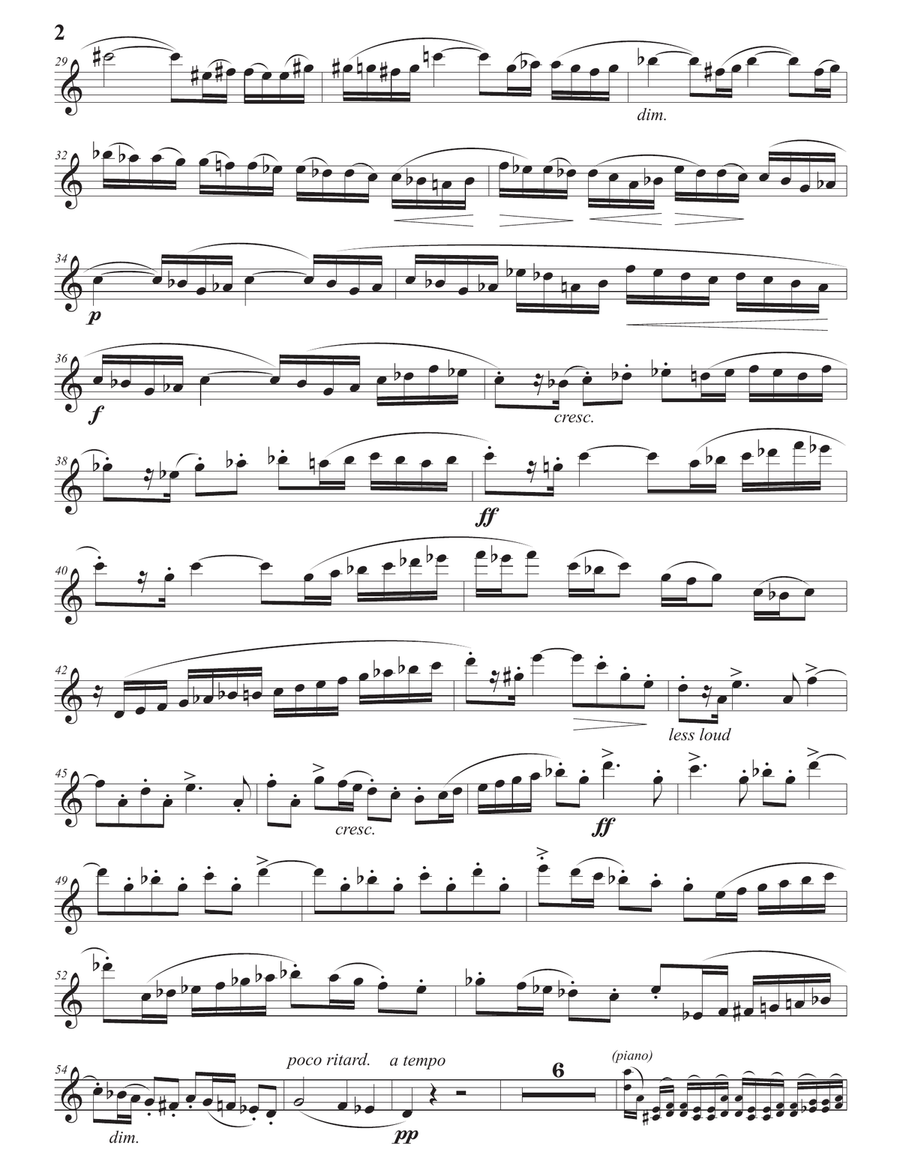 Saxophone Sonata Alto Saxophone scores gallery preview page 4