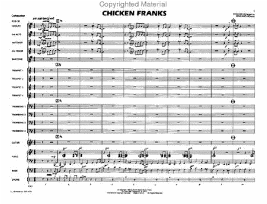 Chicken Franks Chicken Franks Jazz Ensemble scores gallery preview page 2