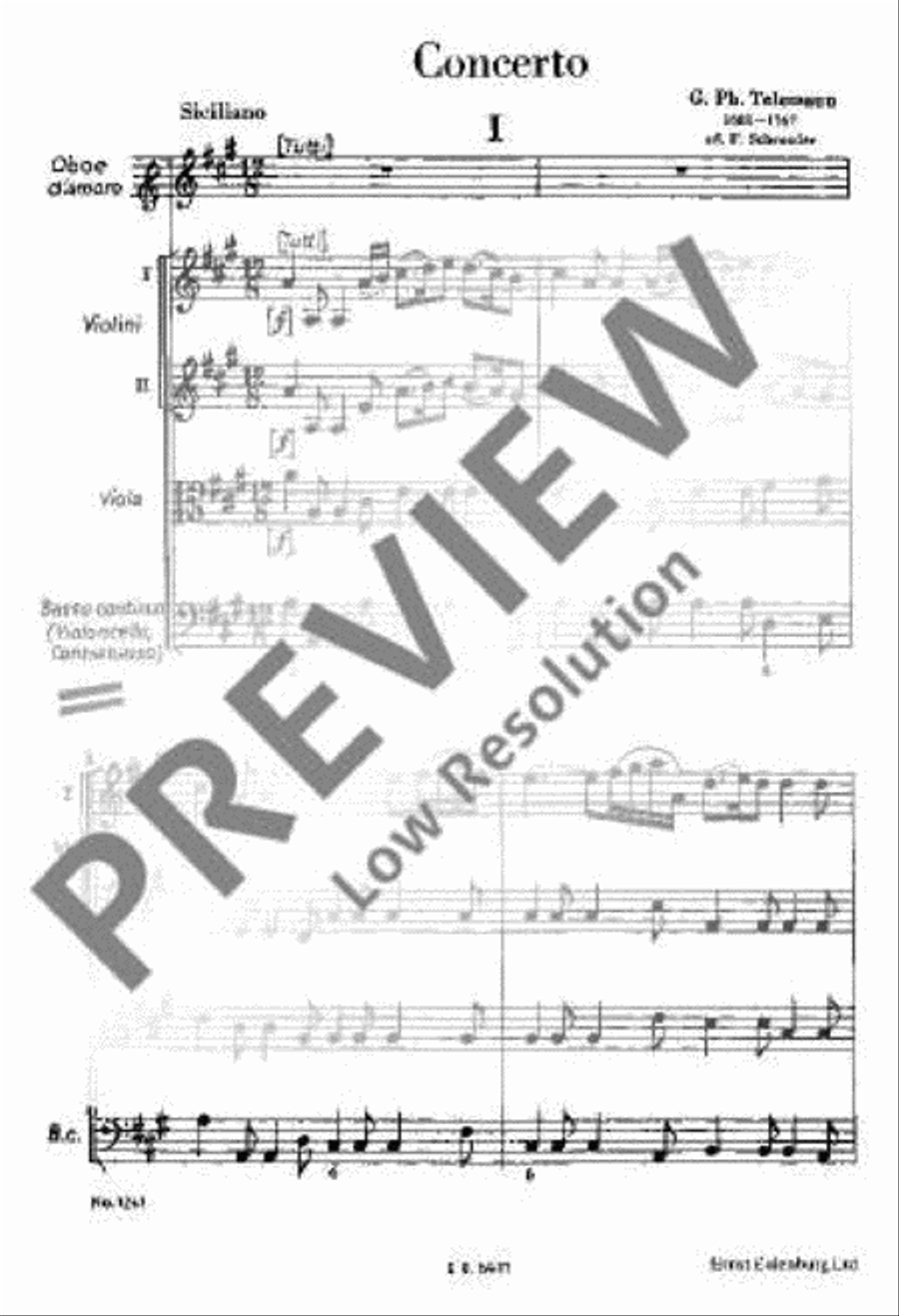 Concerto A major Piano and Keyboard scores gallery preview page 6