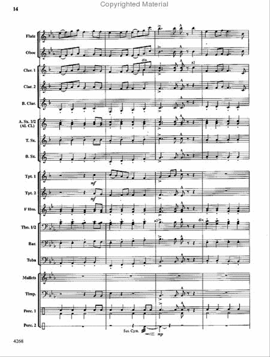 Winchester Chronicles Winchester Chronicles Concert Band scores gallery preview page 13