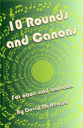 Book cover for 10 Rounds and Canons for Oboe and Bassoon Duet