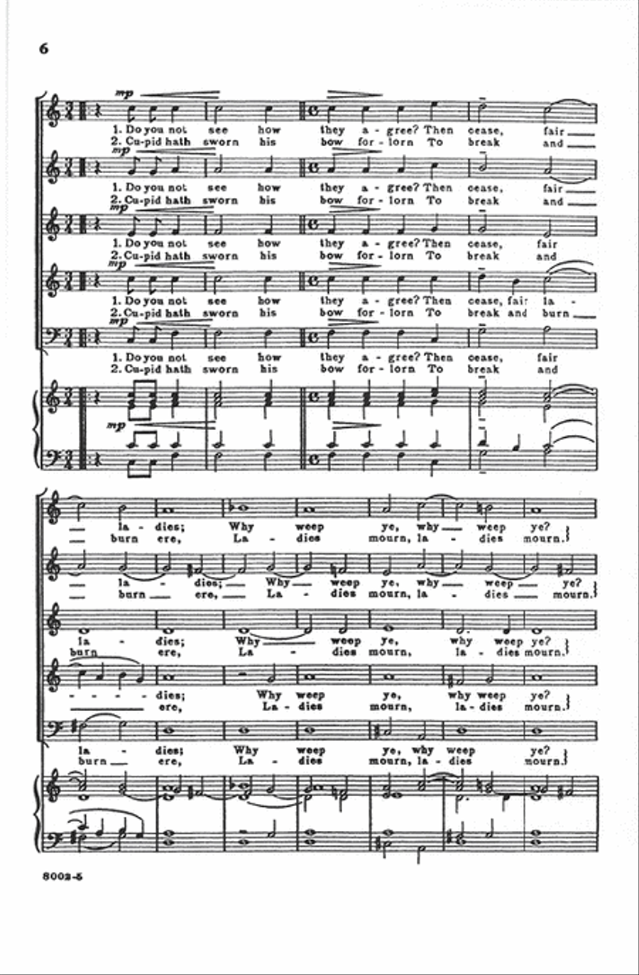 Hark, All Ye Lovely Saints Above Hark, All Ye Lovely Saints Above SSATB scores gallery preview page 5