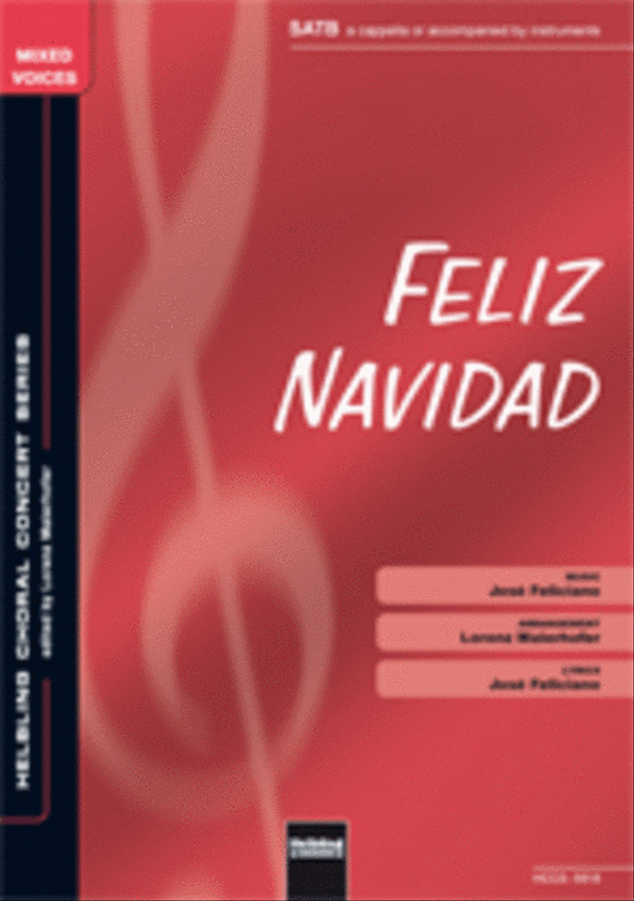 Feliz Navidad 4-Part scores gallery preview page 1