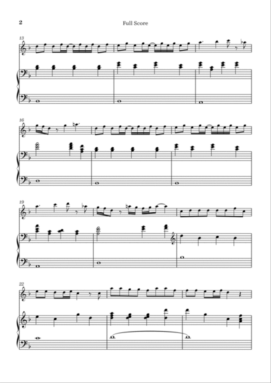 Peaches Flute Solo scores gallery preview page 2