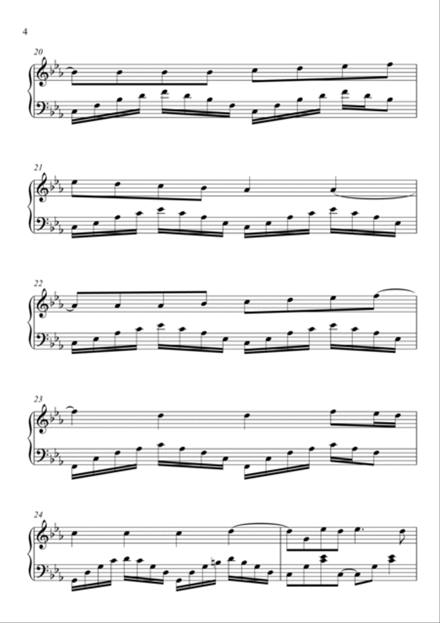 Desert Rose Desert Rose Piano Solo scores gallery preview page 4