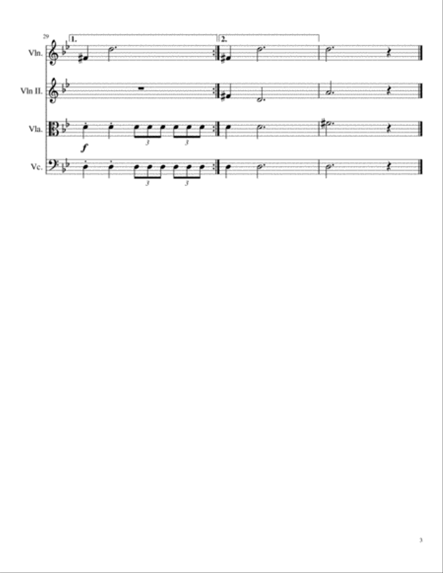 Happy Together Happy Together String Quartet scores gallery preview page 3
