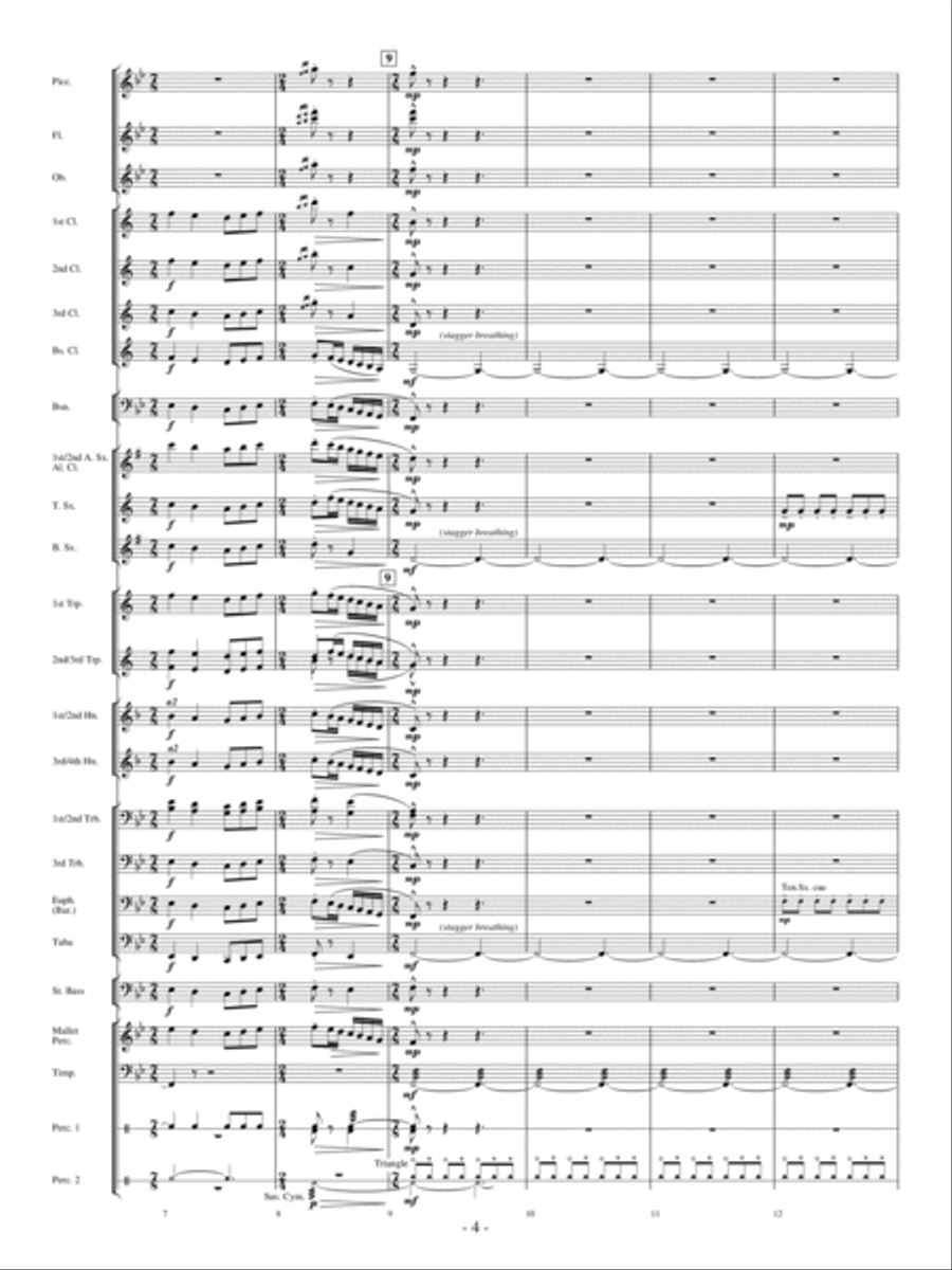 Moonscape Concert Band scores gallery preview page 3