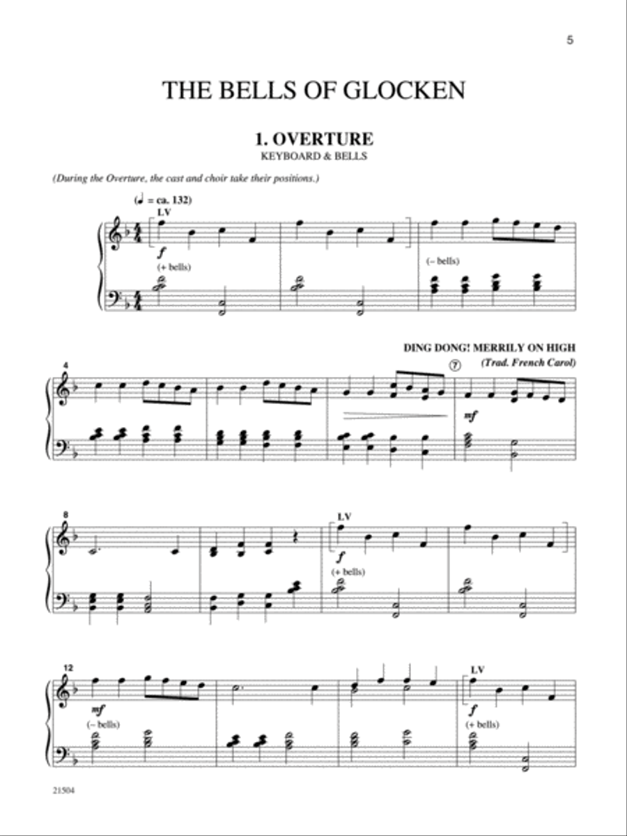 The Bells of Glocken - Director's Score Choir scores gallery preview page 3