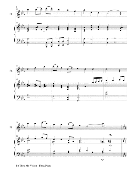 BE THOU MY VISION (Duet – Flute and Piano/Score and Parts) image number null