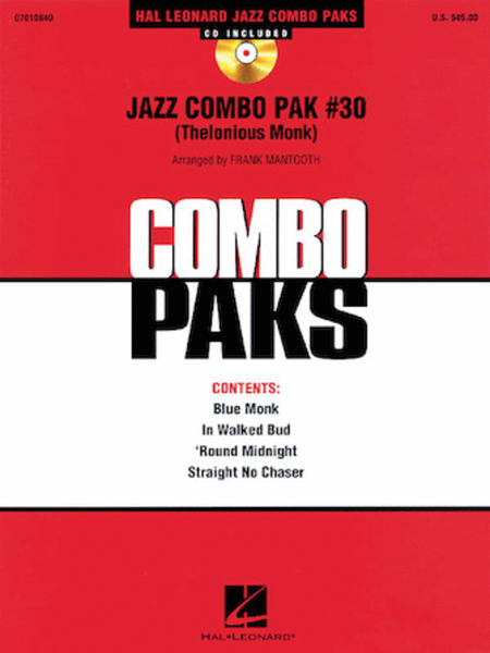 Jazz Combo Pak #30 (Thelonious Monk) image number null