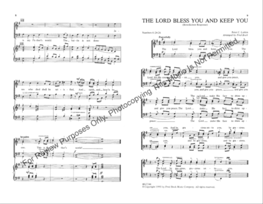 Singing Men on Sunday Morning #4 (Collection) TTBB scores gallery preview page 5