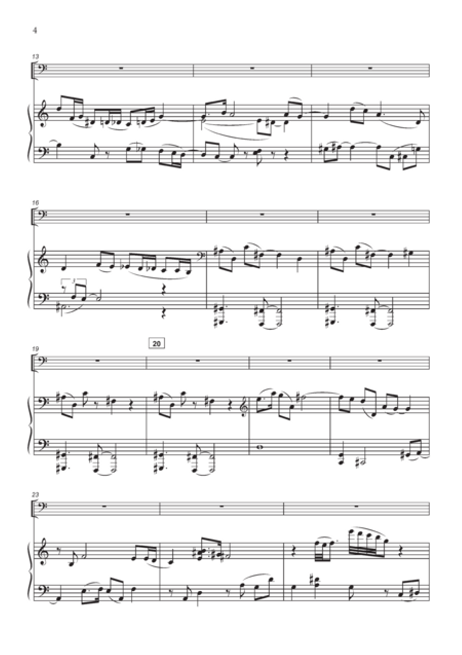 Sonata No. 5 (Cello y Piano) Piano scores gallery preview page 3