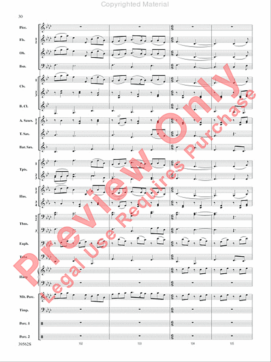 The Complete Harry Potter Concert Band scores gallery preview page 31