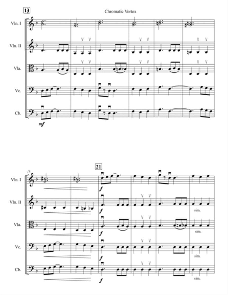 Chromatic Vortex String Orchestra scores gallery preview page 3