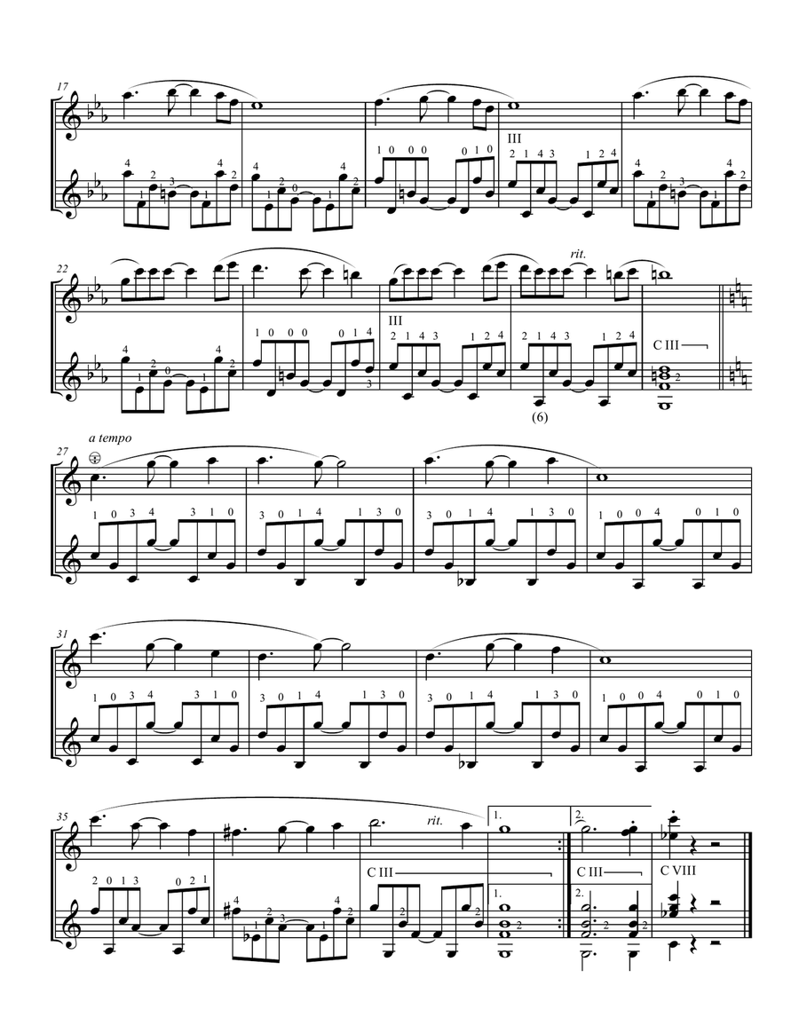LEGGENDA DELL’ORSO Acoustic Guitar scores gallery preview page 5