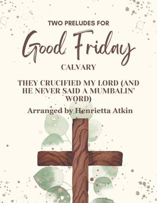Book cover for Two Preludes for Good Friday