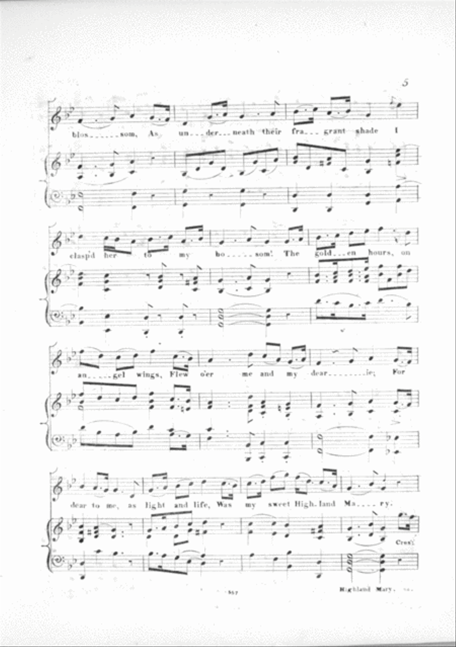 Highland Mary Voice scores gallery preview page 4