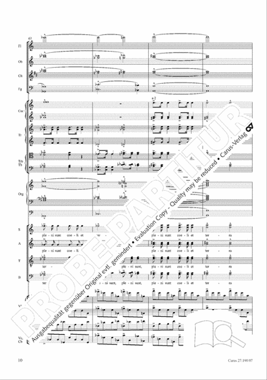 Te Deum 4-Part scores gallery preview page 18