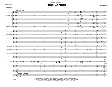 Time Certain - Full Score