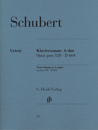 Schubert - Sonata A Major Op Post 120 D 664