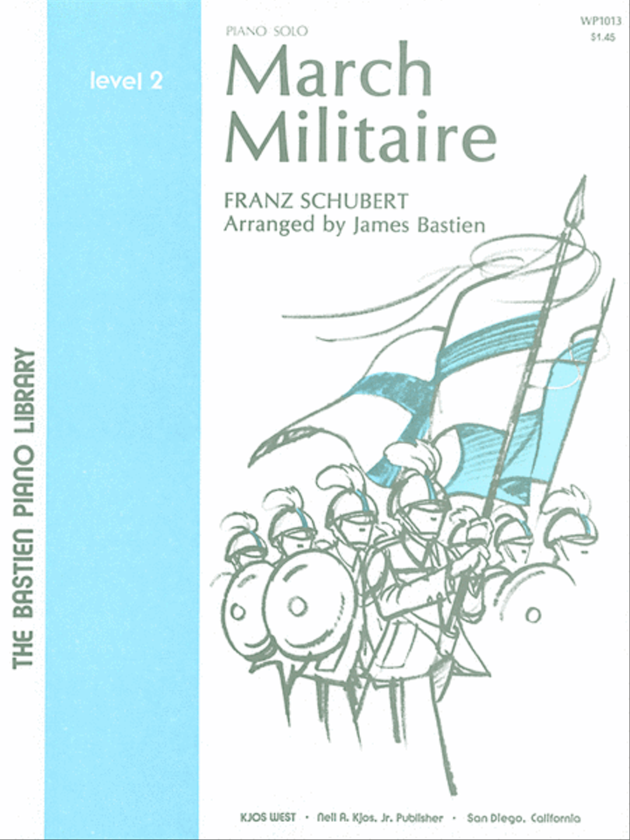 March Militaire Piano Method scores gallery preview page 1