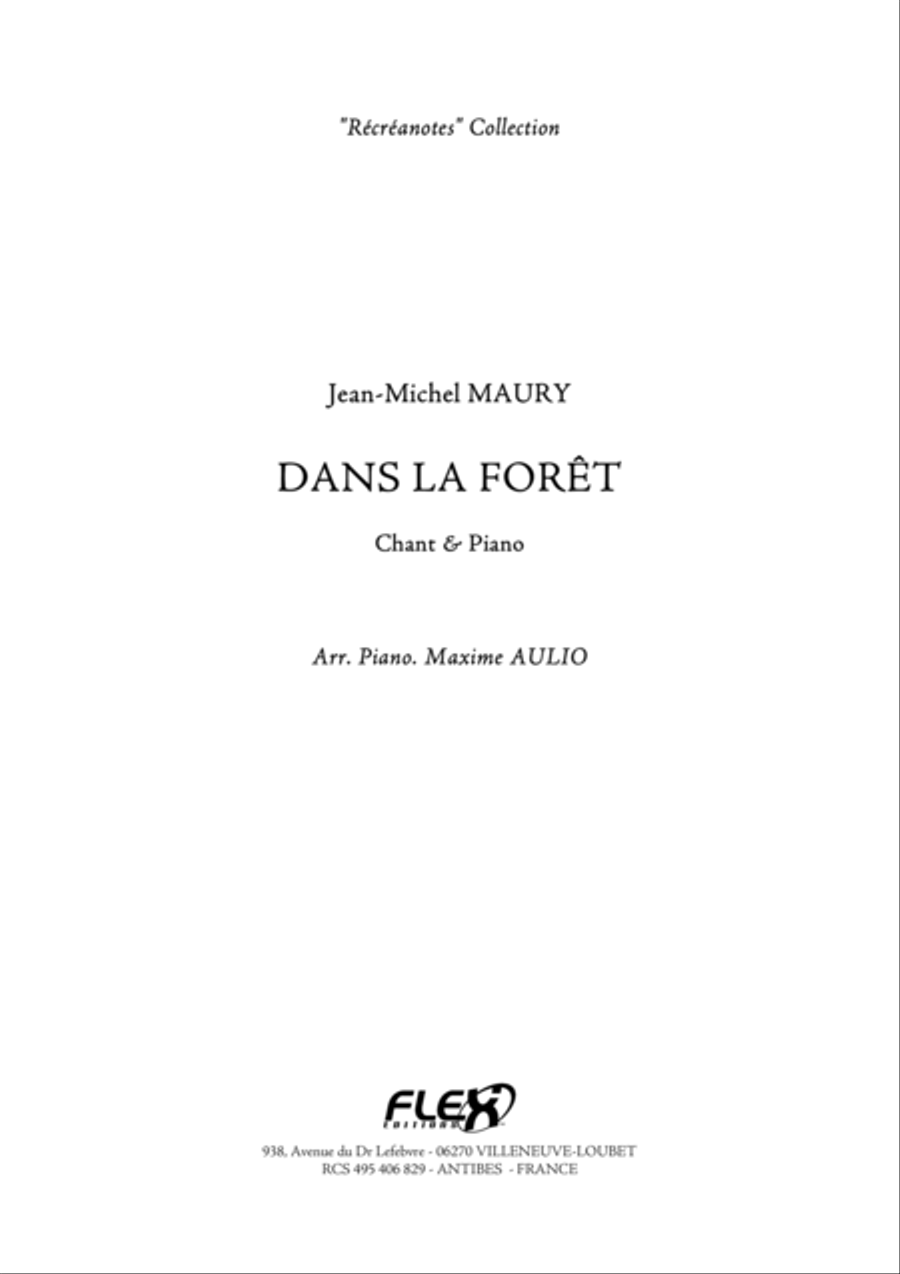 Dans La Foret Children's Choir scores gallery preview page 1