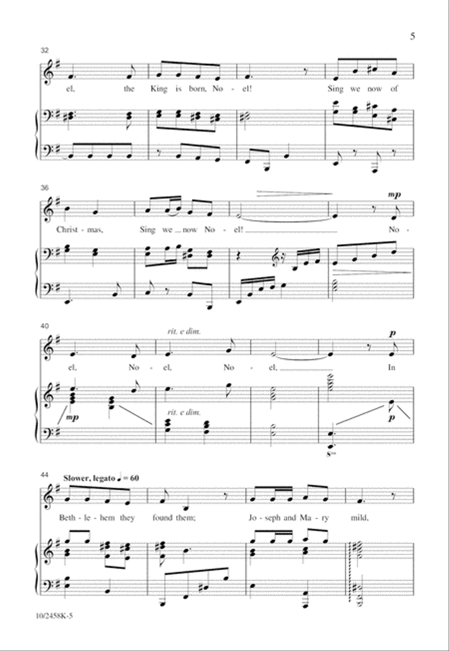 Sing We Now of Christmas Sing We Now of Christmas Unison Choir scores gallery preview page 5