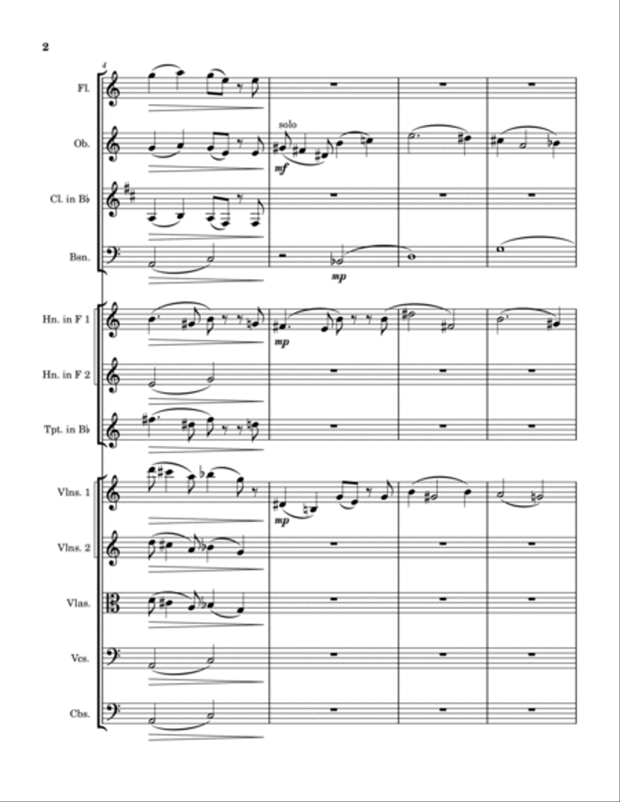 Sinfonia #47 Sinfonia #47 Chamber Orchestra scores gallery preview page 2
