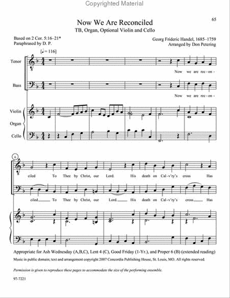 Sing, Men of God, Vol. 1 TTBB scores gallery preview page 7