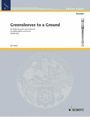 Book cover for Greensleeves to a Ground