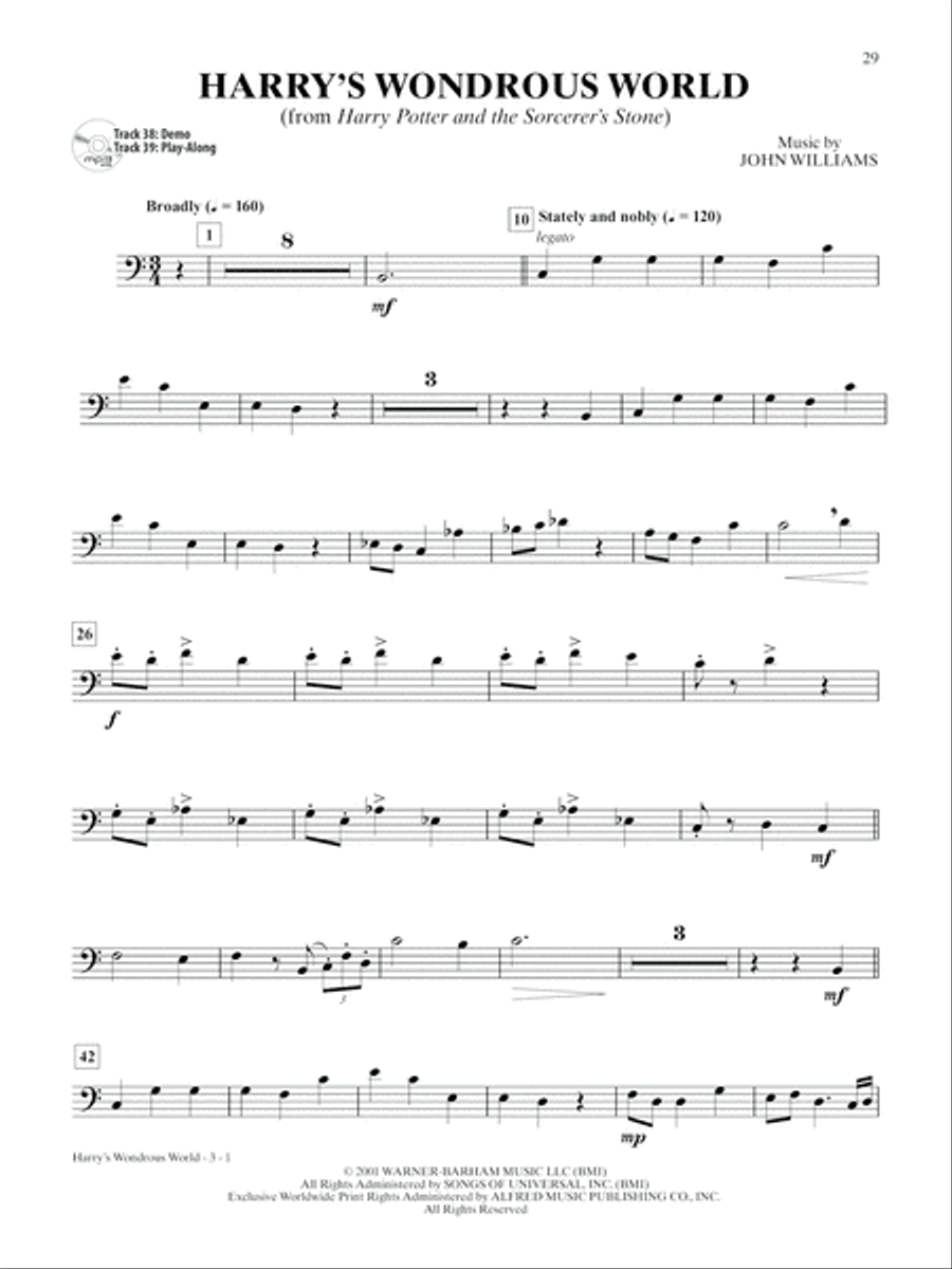 Ultimate Movie Instrumental Solos Trombone scores gallery preview page 4