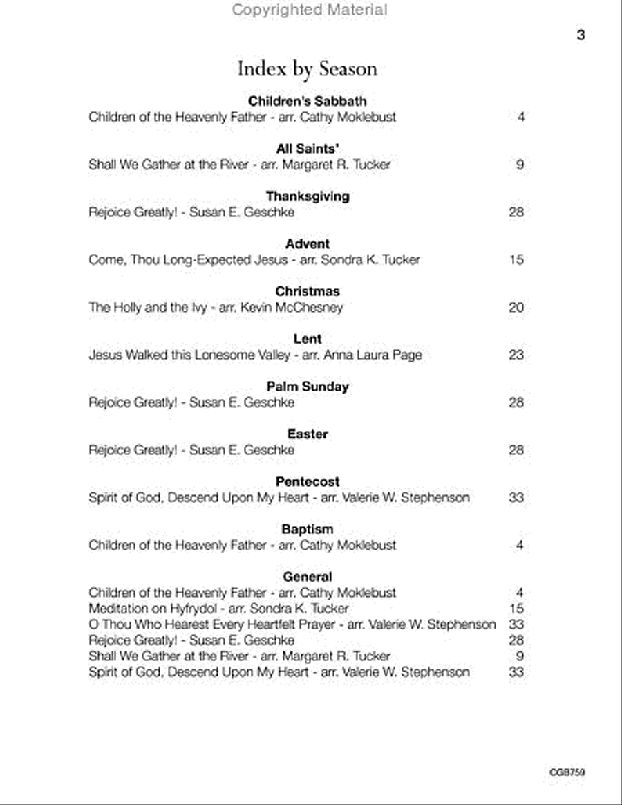 Ring Around the Year (3, 4, or 5 octaves) 5-Octaves scores gallery preview page 3