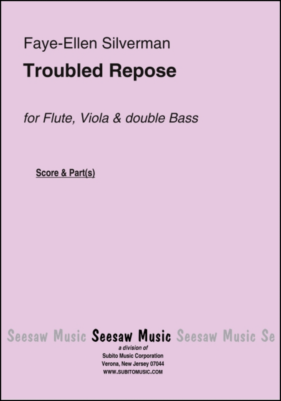 Troubled Repose Flute scores gallery preview page 1