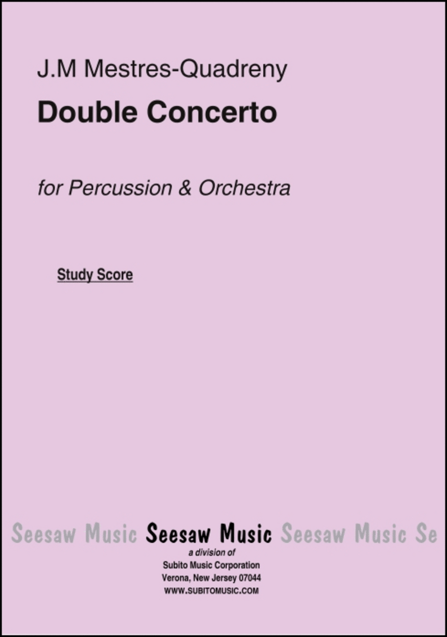 Double Concerto Orchestra scores gallery preview page 1