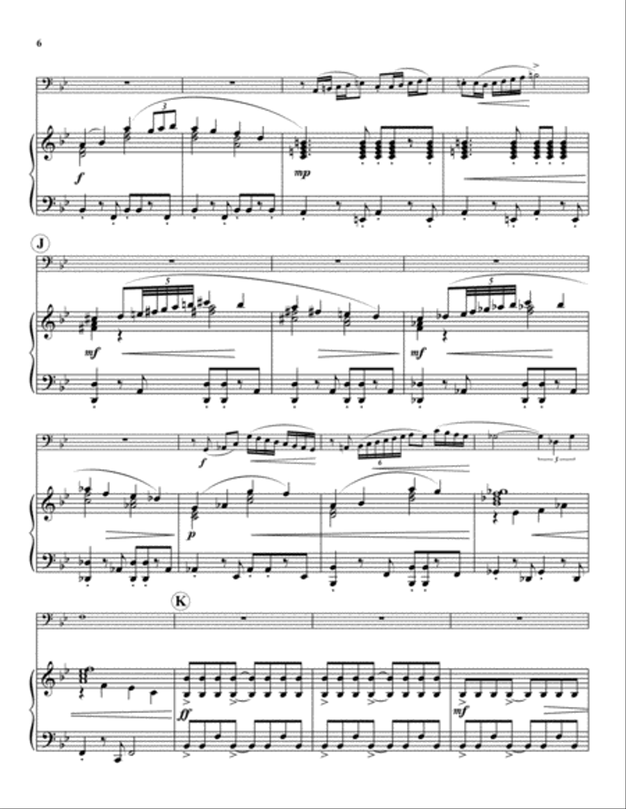 Concerto for Tuba Tuba scores gallery preview page 6