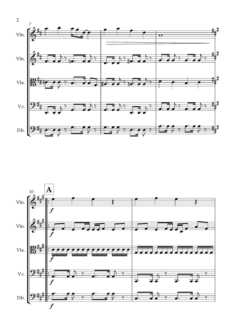 Come On Eileen String Orchestra scores gallery preview page 2