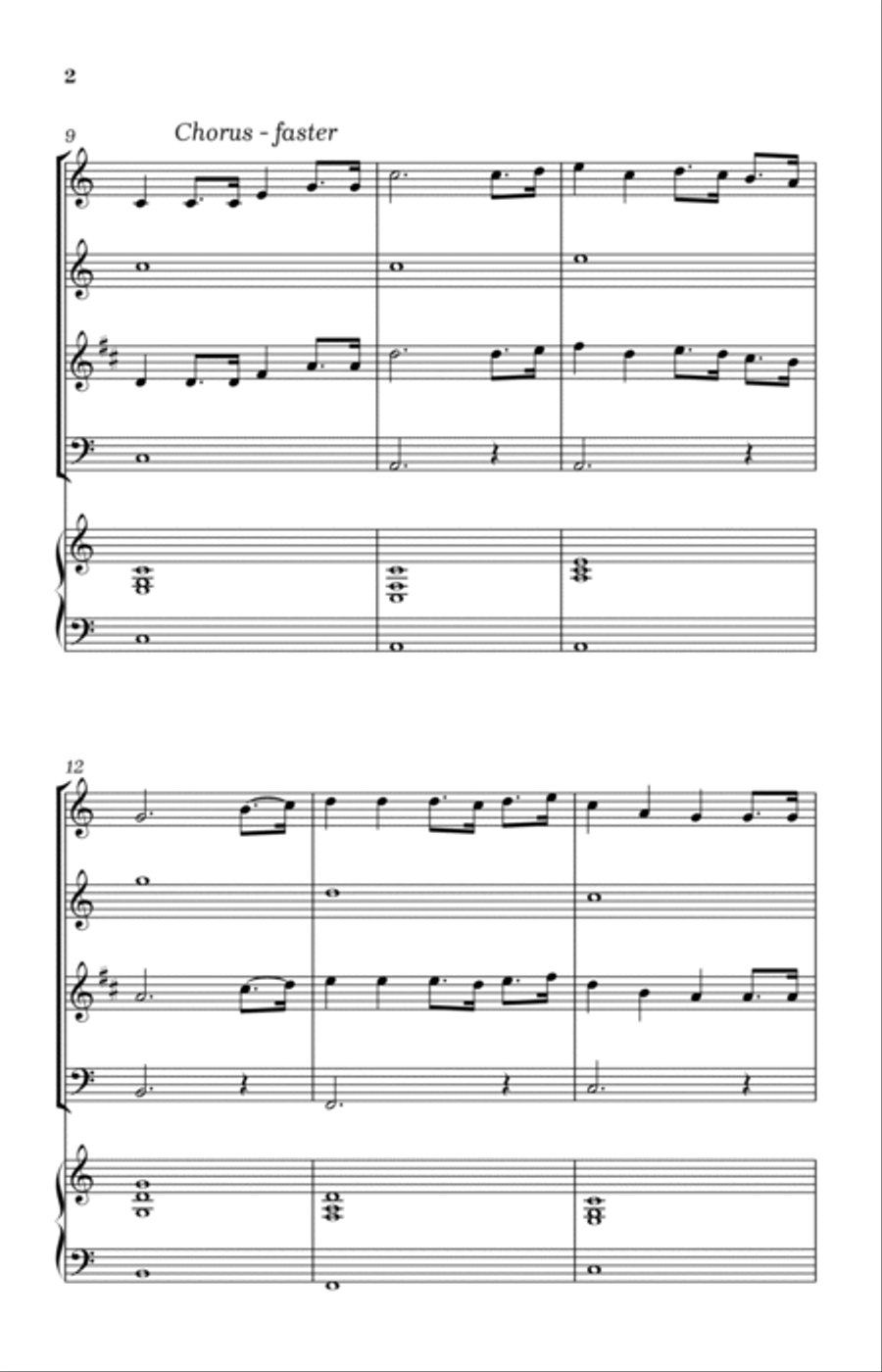Christ Arose Woodwind Quartet scores gallery preview page 2